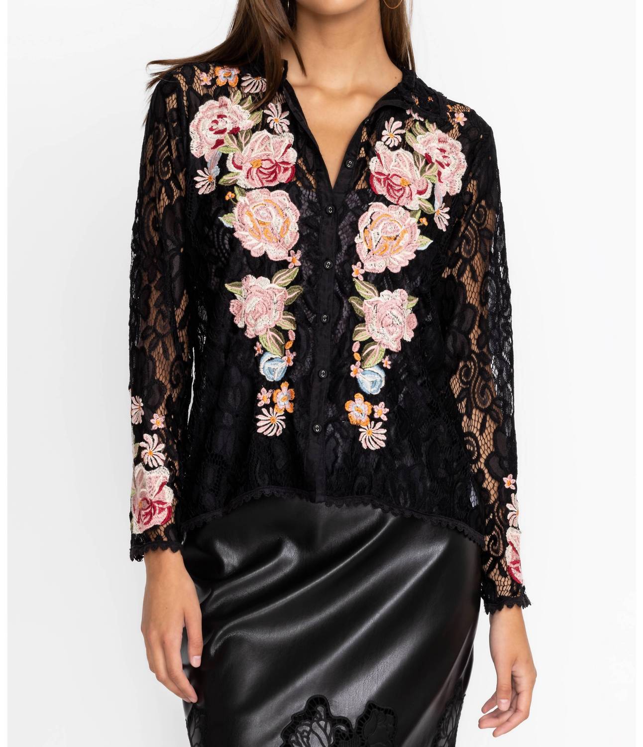 Johnny Was - Veronne Lace Blouse