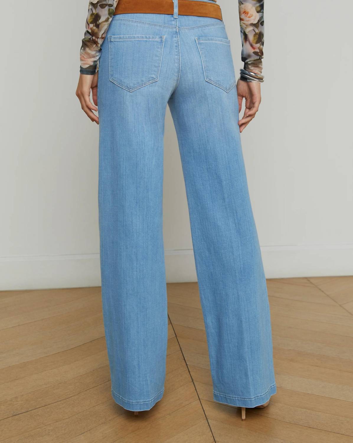 L'Agence - Joanne Low-rise Wide-leg Jeans
