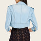 Generation Love - Crawford Denim Moto Jacket