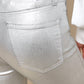 Daze - Smarty Coated Slim Straight Pants