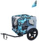 Outdoor Heavy Duty Collapsible Pet Bike Trailer with 16-Inch Wheels