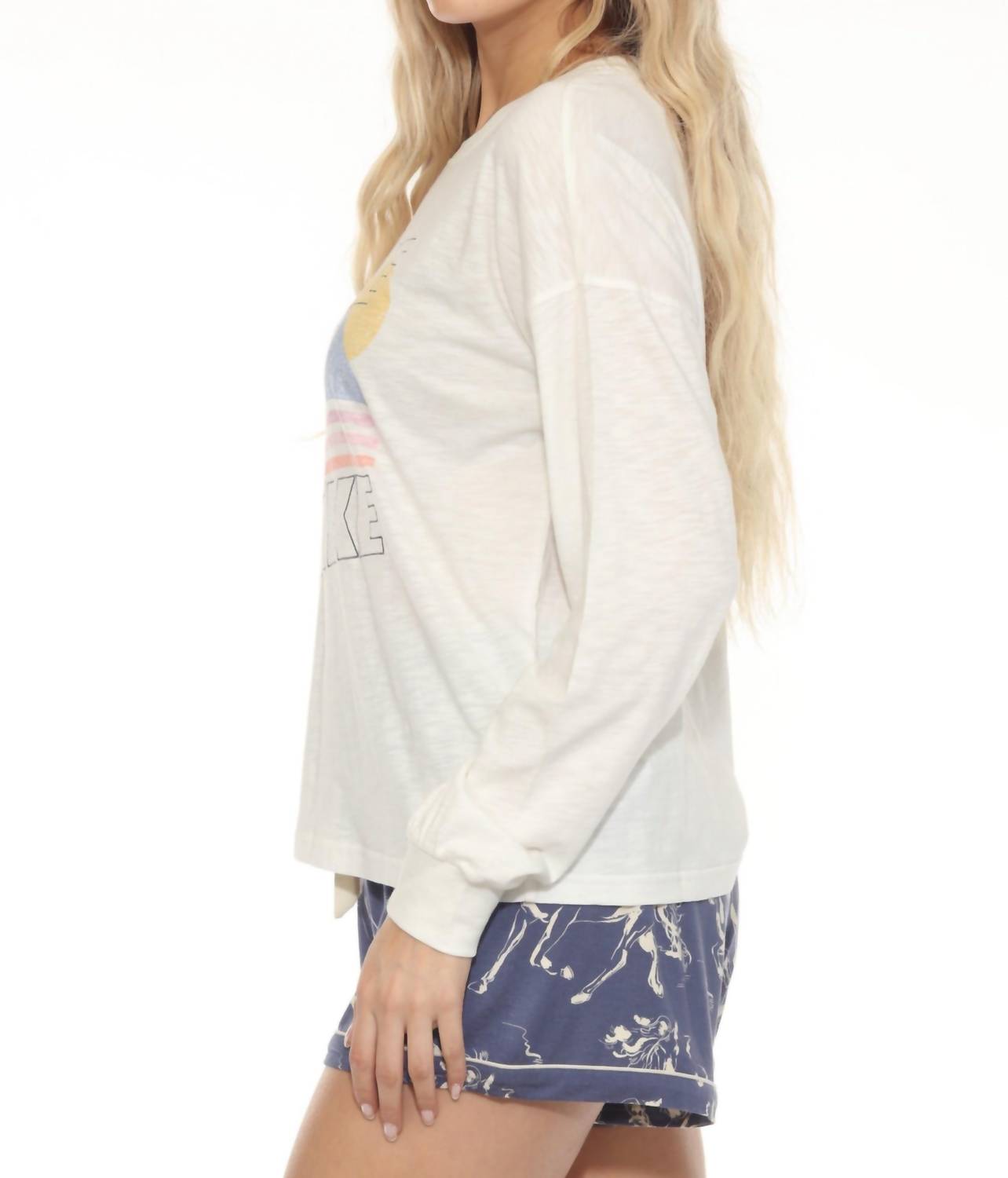 Pj Salvage - Mountain Love Long Sleeve Lounge Top