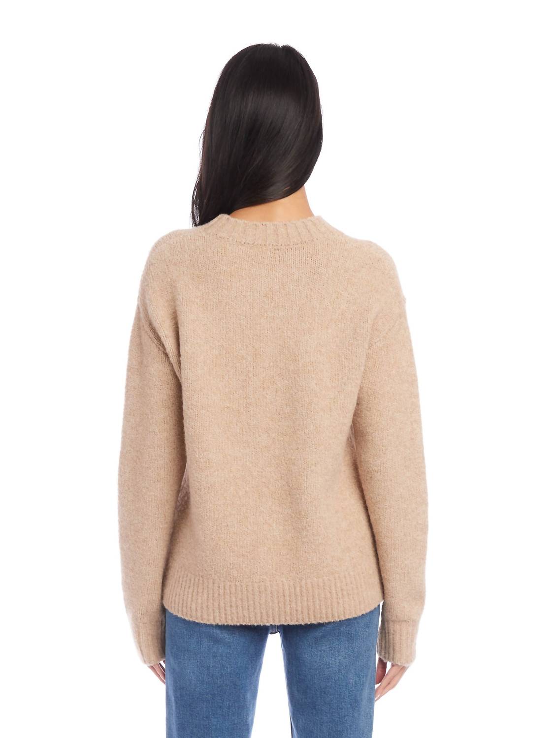 Fifteen Twenty - Fringe Long Sleeve Sweater