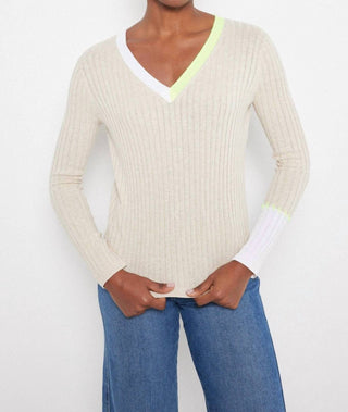 Lisa Todd - Cuff Call V-neck Sweater
