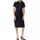 J.Crew - Collared Sheath Dress In Bi-stretch Wool Blend