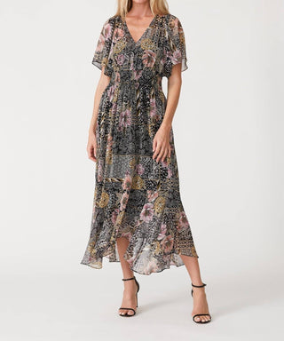 Lovestitch - Leilani Patchwork Print Dress