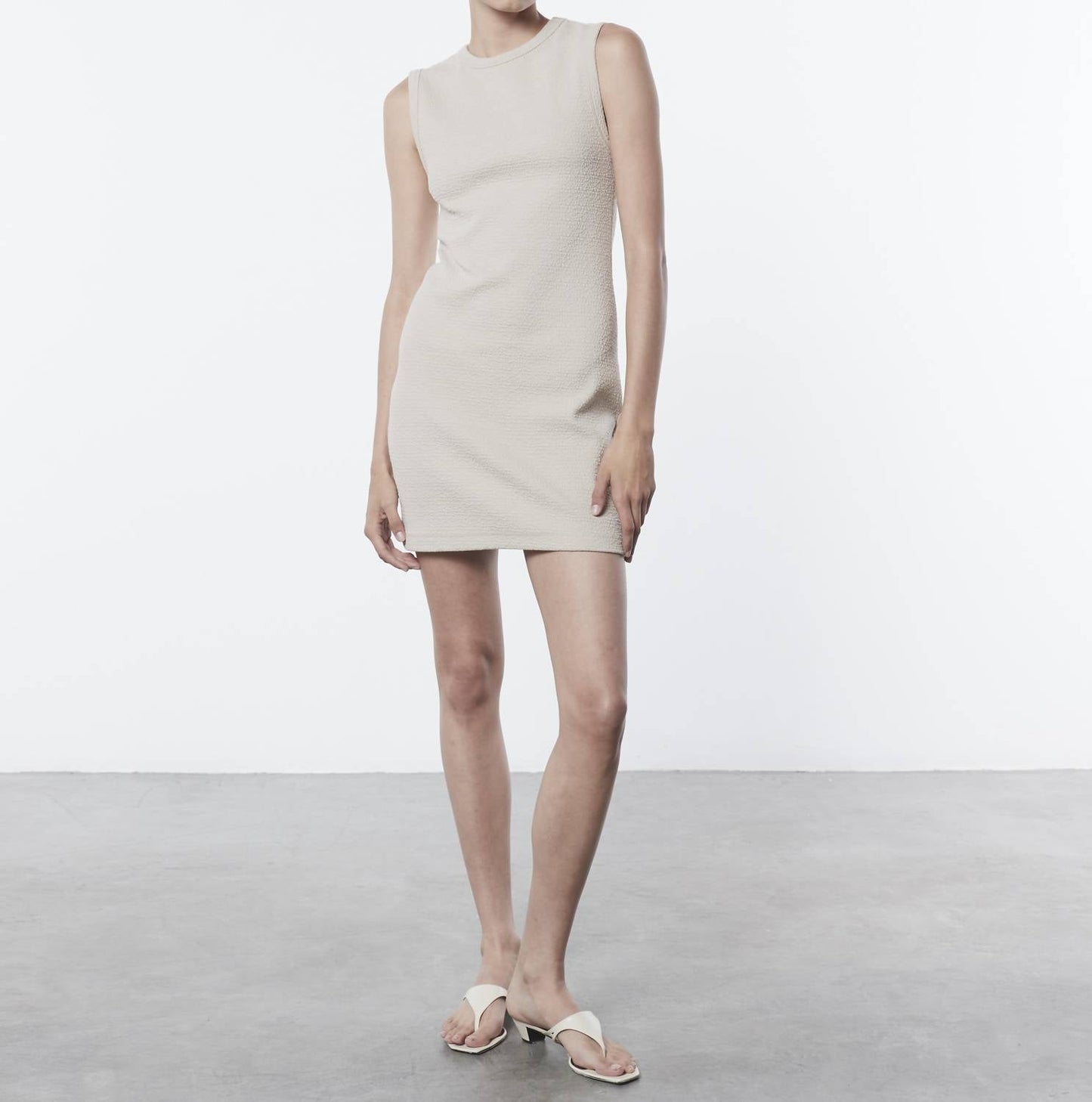 Enza Costa - TEXTURED JACQUARD SLEEVELESS DRESS
