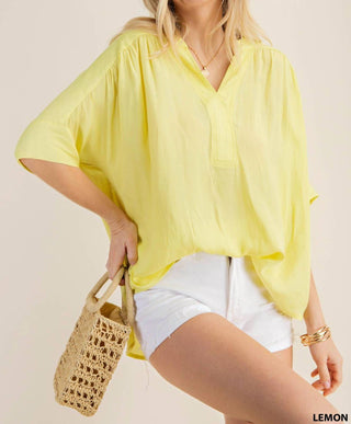 Kori - Drop V-neck Top