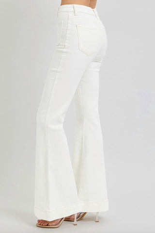 Risen - Patch Pocket Flare Jeans