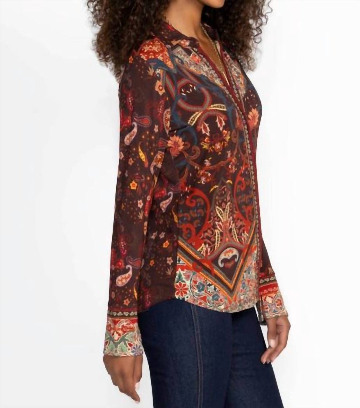 Johnny Was - JANIE FAVORITE BUTTON FRONT SHIRT