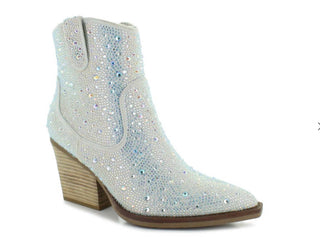 Very G - Women's Kady Rhinestone Studded Boots
