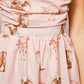 Blue Blush - Square Neck Dress