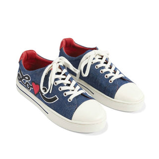 Brighton - Fashionista Love U Embroidered Sneakers