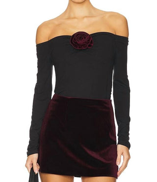 Steve Madden - Rosetta Long Sleeve Top