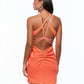 Alyce Paris - Jeweled Straps Sparkle Mini Dress