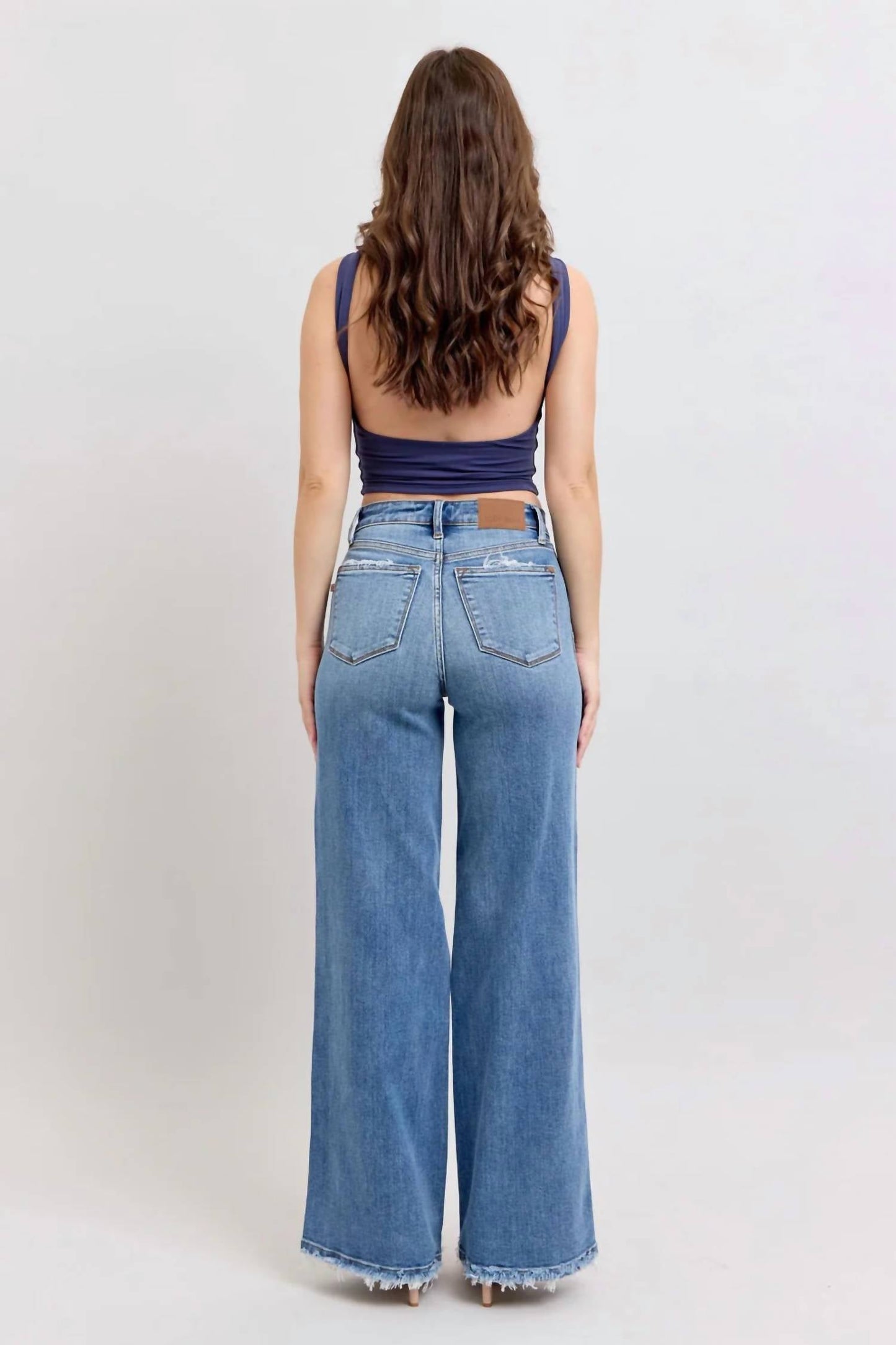 Judy Blue - Retro High Rise Wide Leg Jeans