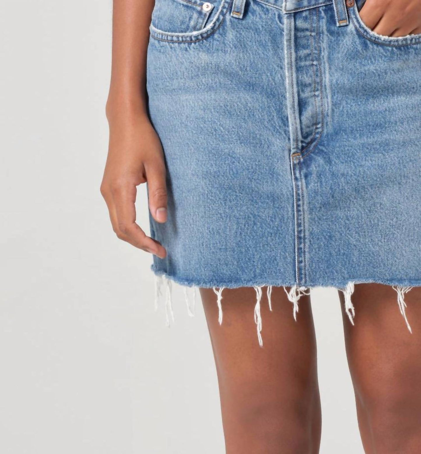 Agolde - V-waist Mini Skirt