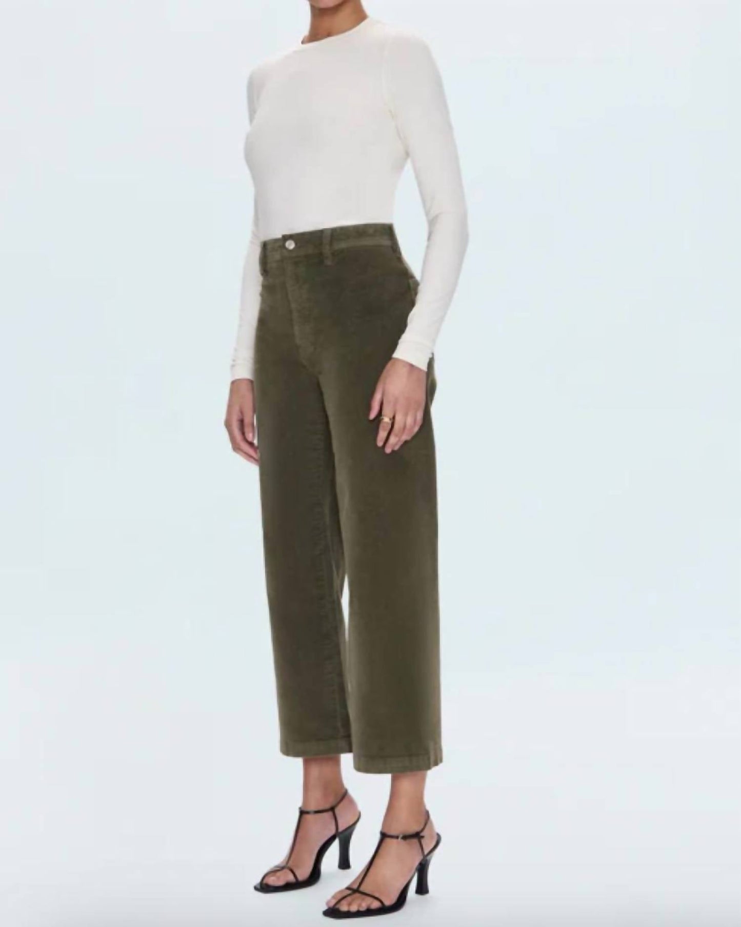 Pistola - Penny Crop High Rise Wide Leg Pant