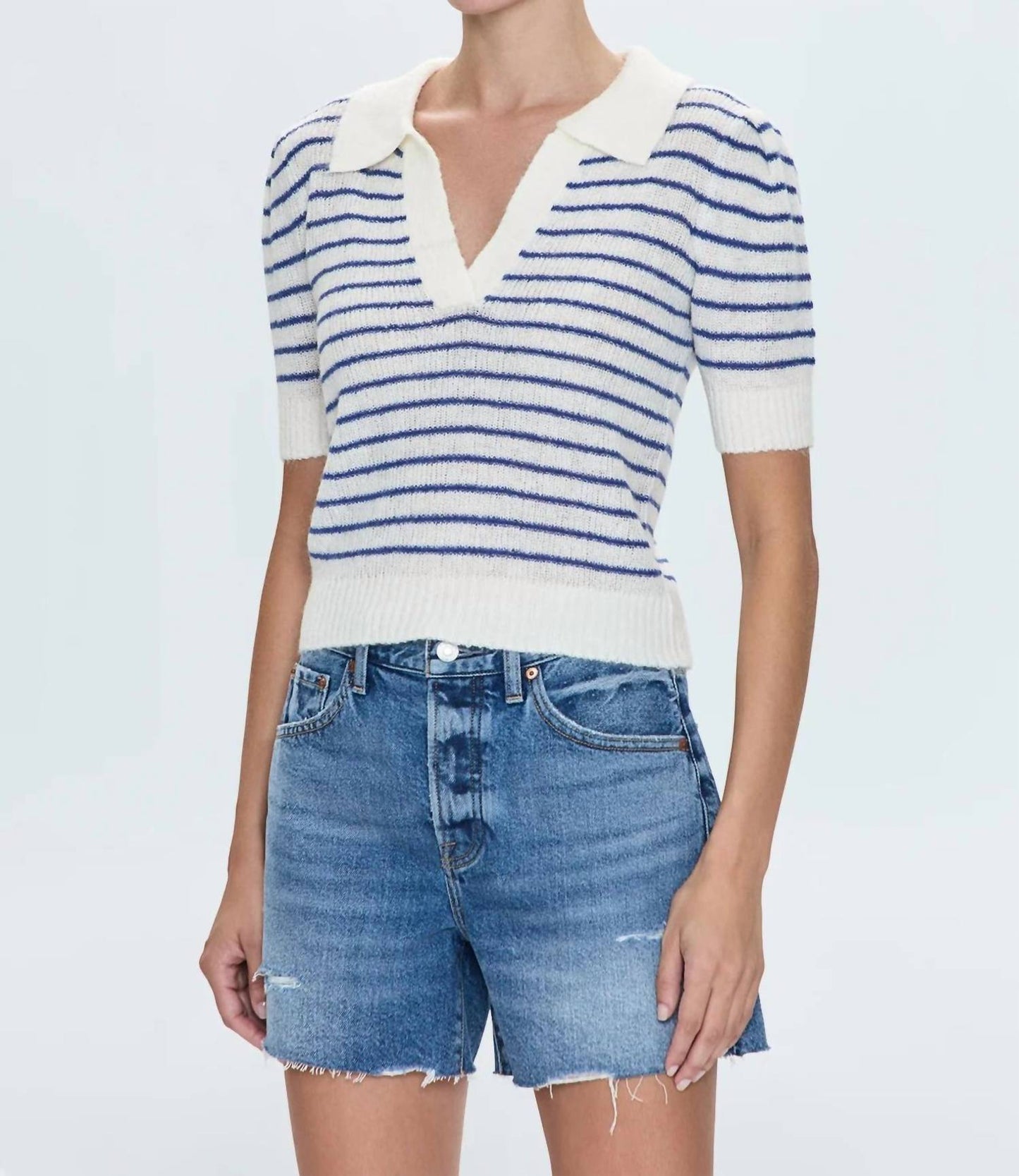 Pistola - Billie Pleat Short Sleeve Top
