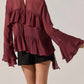 Astr - Fae Tiered Ruffle Top