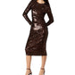 Steve Madden - Hailee Long Sleeve Midi Dress