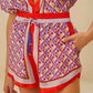 Farm Rio - Graphic Pineapple Scarf Multicolor Shorts