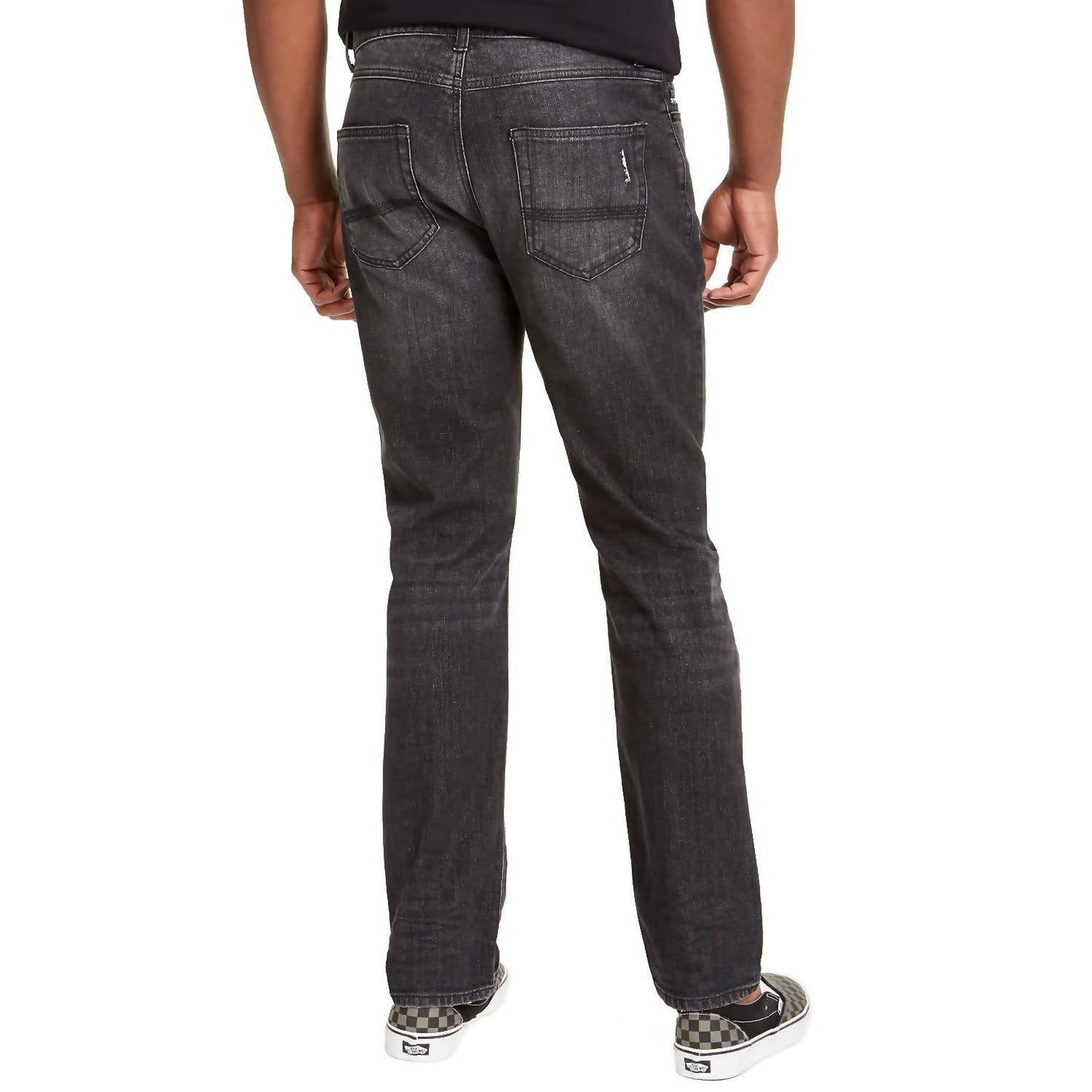 Sun + Stone - Men's Union Slim- Fit Distressed Jeans
