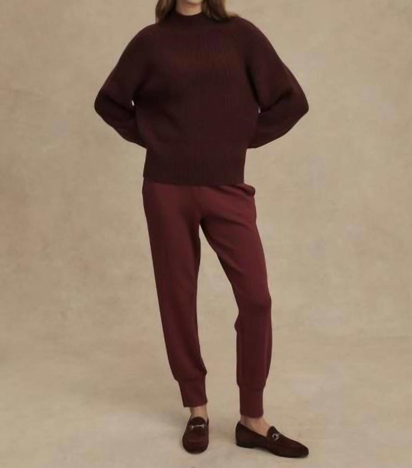 Varley - Martina High Neck Rib Knit Sweater