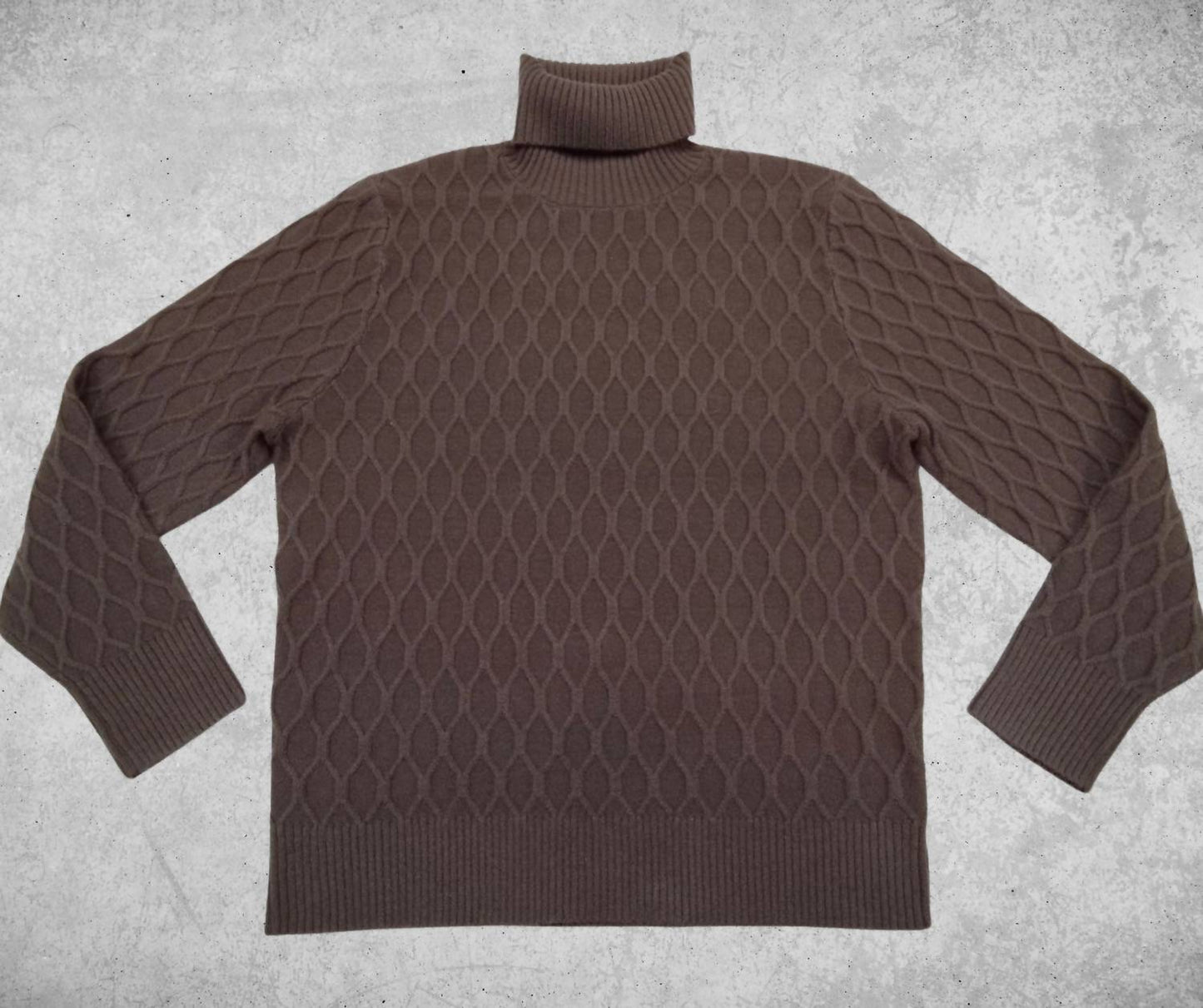 Rossario George - Honeycomb Turtleneck Sweater