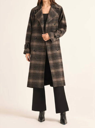 Z Supply - Jackie Plaid Trench Coat