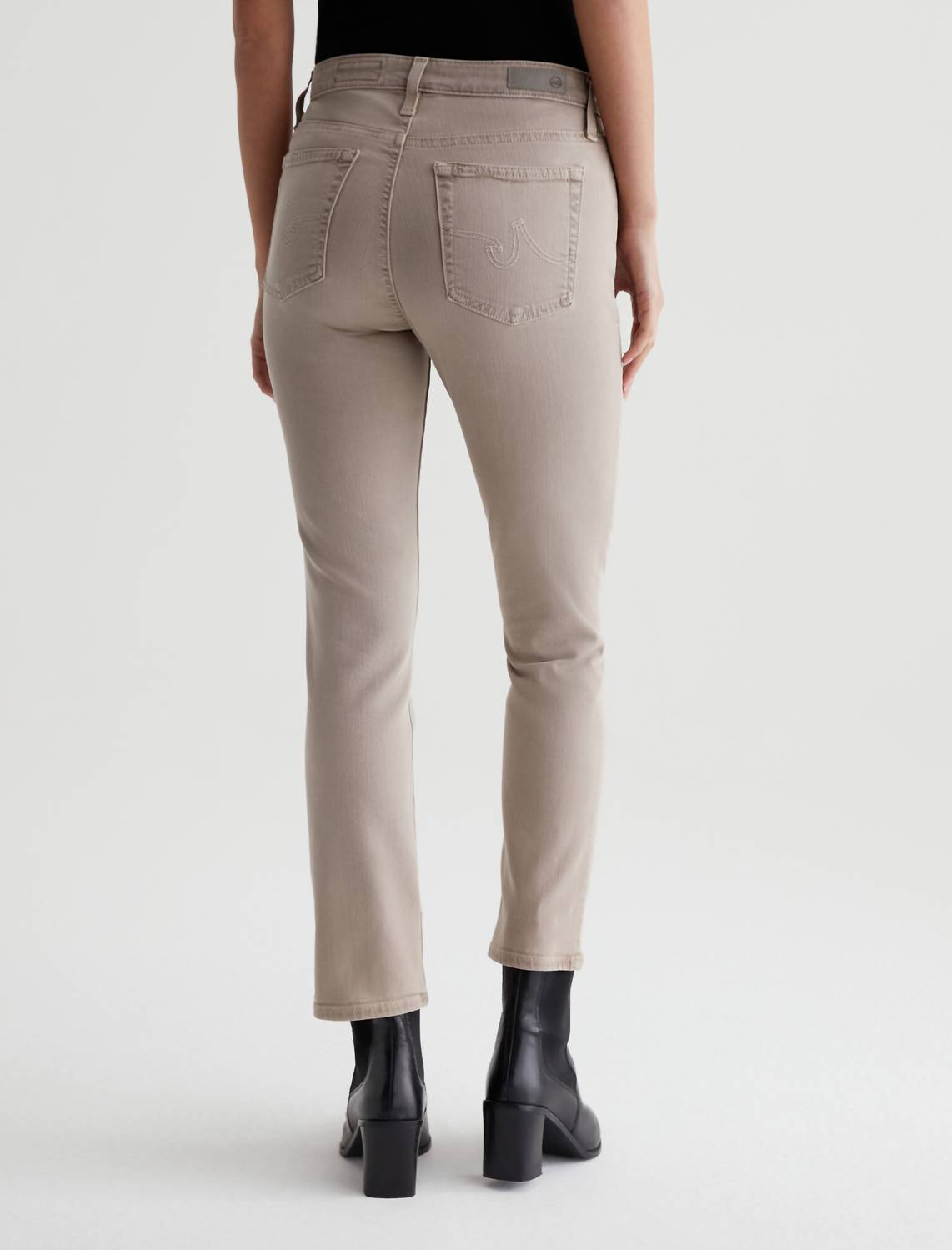Ag Jeans - Mari Crop Mid-rise Slim Straight Jeans