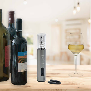 Creative Gifts International - Electric Wine Opener with Stainless Steel Corkscrew