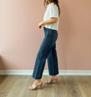 Z Supply - Madrid Knit Eyelet Button Up Top