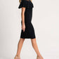 Joseph Ribkoff - Sheer Neckline Midi Dress
