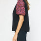 Entro - Embroidered Puff Sleeve Top
