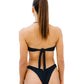 Gigizara - Starlight Strapless Bikini Top Bandeau with Grip & Removable Pads