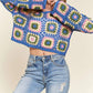 Trendsi - Adora Multicolor Crochet Crop Top