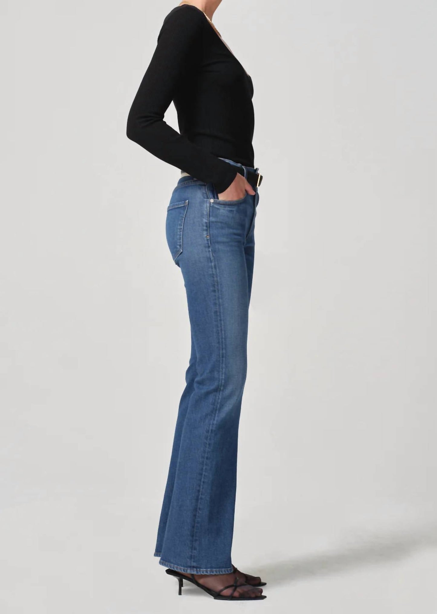 Citizens Of Humanity - Isola Mid Rise Flare Leg Jeans