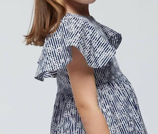Mayoral - Girl's Striped Poplin Dress