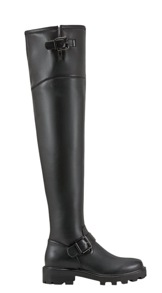 Marc Fisher - Women's Ganven Lug Sole Over The Knee Boots