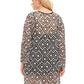 Always For Me - Plus Size Long Sleeve V-Neck Tunic Dress