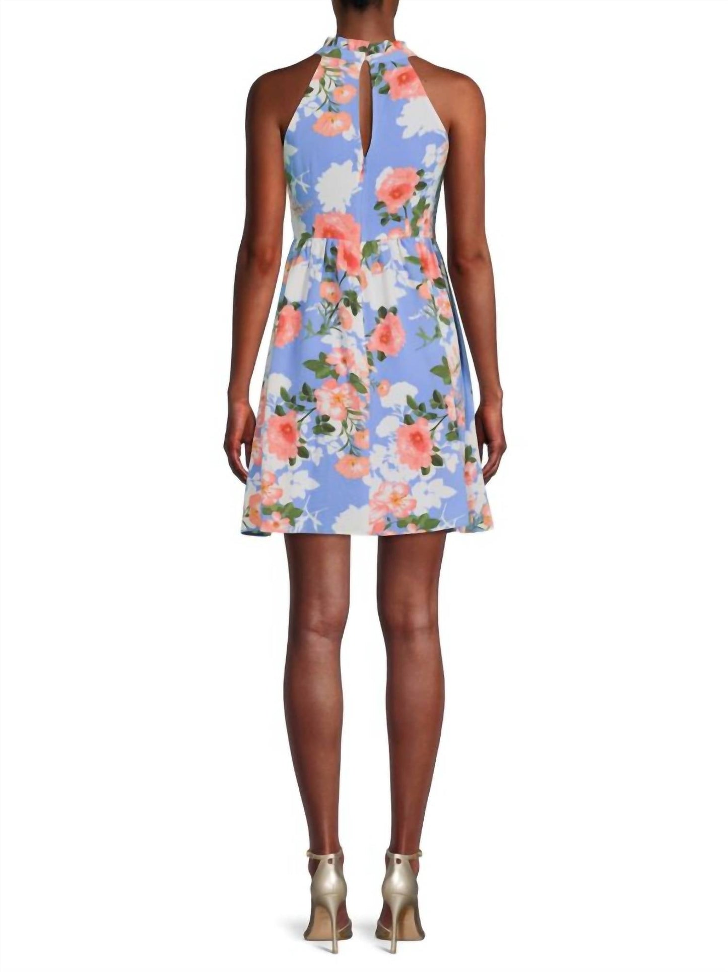 Vince Camuto - Floral Print Fit And Flare Dress
