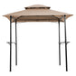 Outdoor Grill Gazebo 8 x 5 ft with Double-Tier Soft Top Canopy