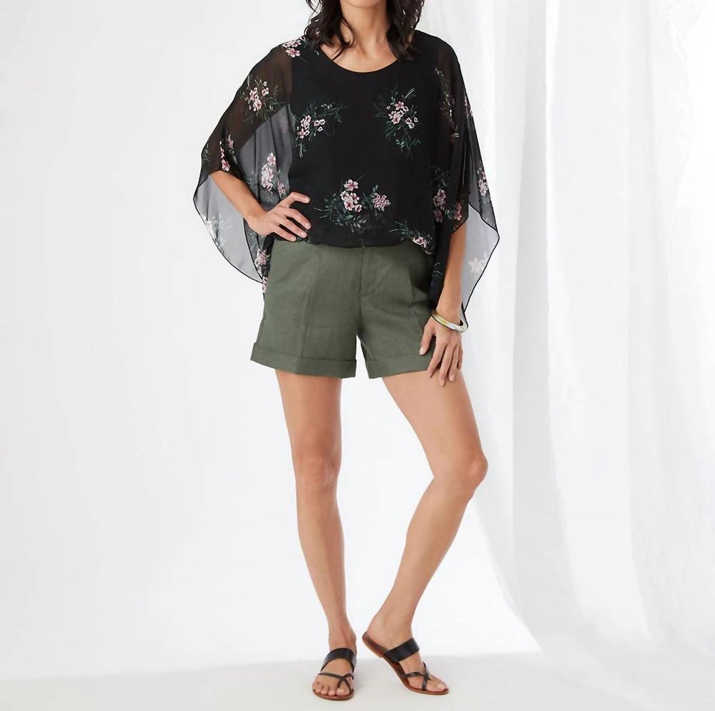 Karen Kane - High Waist Pleated Shorts
