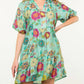 Thml - Hibiscus Puff Sleeve Floral Dress