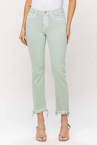 Vervet By Flying Monkey - CROP STRAIGHT JEANS