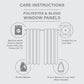 Burnout Printed Curtain Panel (Only 1 Pc Panel)