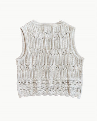 Autumn Cashmere - Mixed Stitch Vest