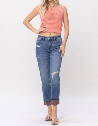 Judy Blue - Paisley Boyfriend Jean