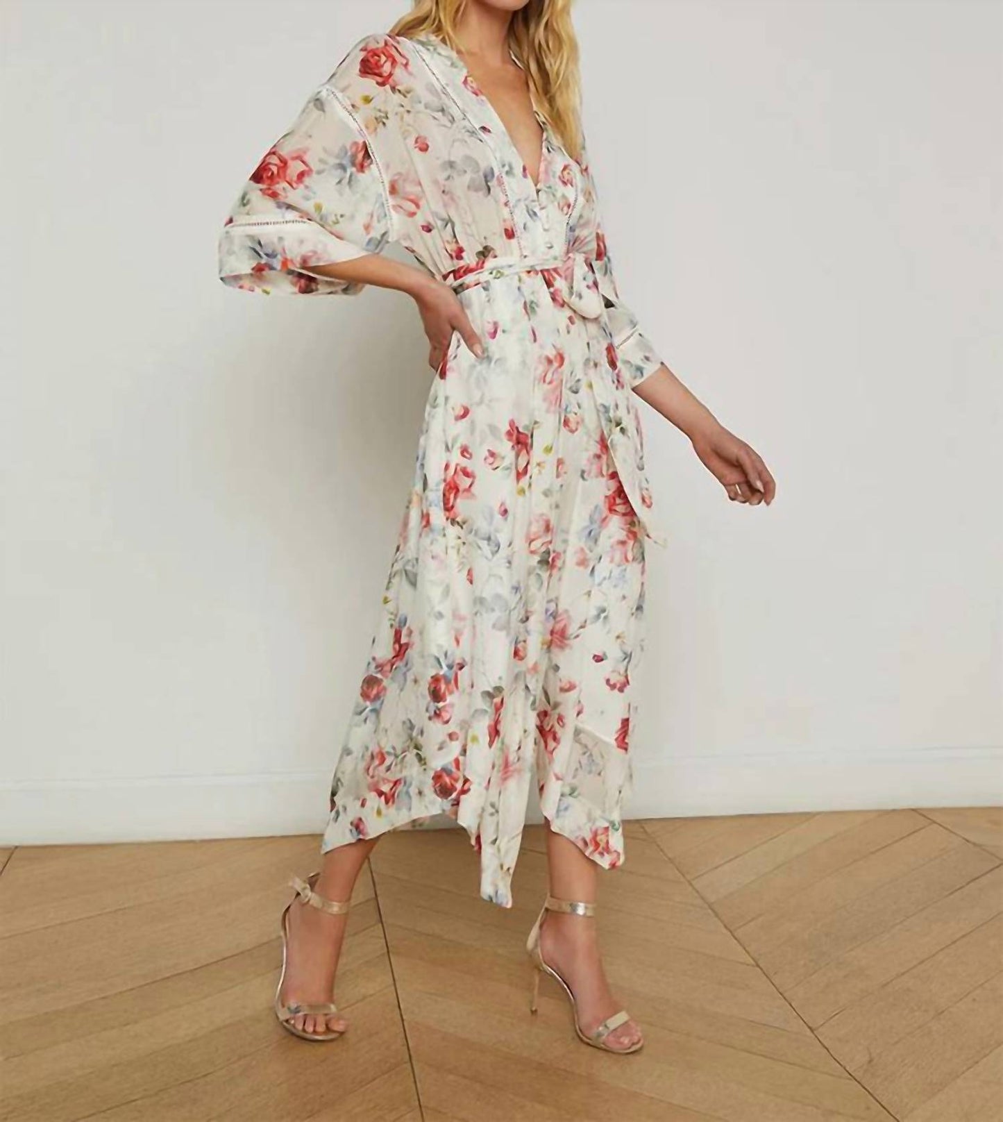 L'Agence - Miki Handkerchief Hem Dress
